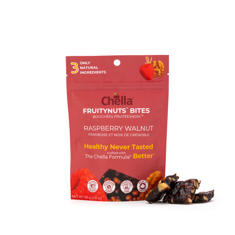 Raspberry Walnut Bites