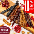 Assorted Walnut Chella Churchkhela with real fruit juice, fresh walnuts, and discount offer. Delicious and healthy snacks.